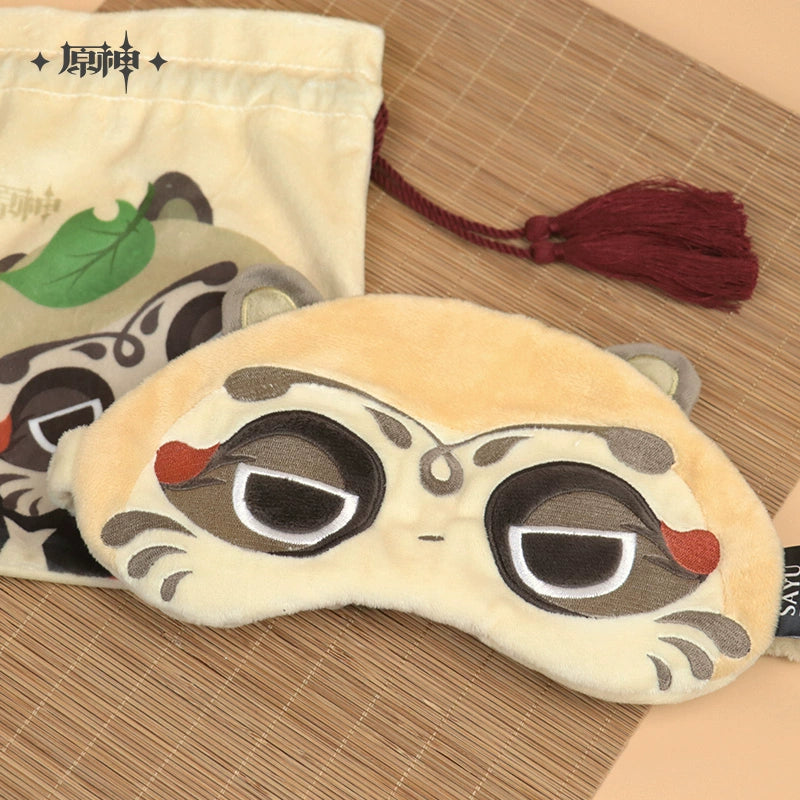 Genshin Impact No Down Raccoon Dog Series, Early Pomelo Hooded U-shaped Pillow