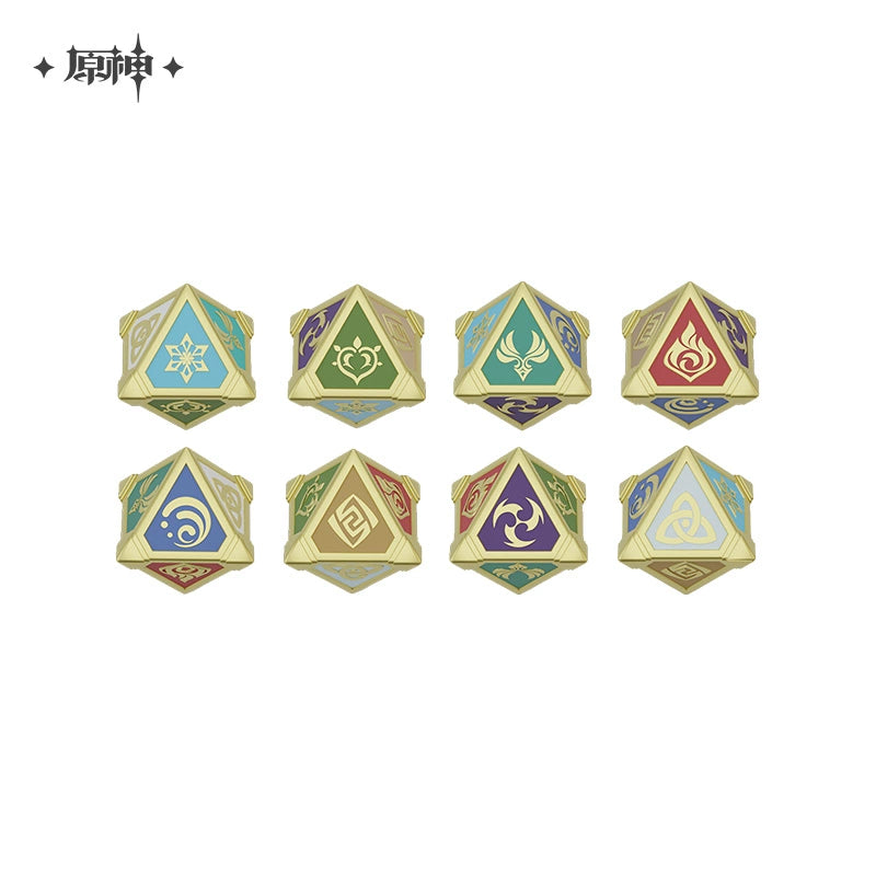 Genshin Impact Seven Sages Summon Battle Card, Elemental Eight-sided Dice