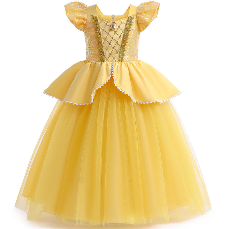Princess Bell Kid's Ball Cosplay Dresses